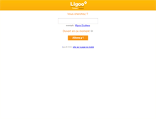 Tablet Screenshot of ligoo.ch